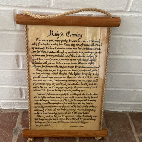 The Scroll Shop “Baby’s Coming” Decor - Picture 3 of 13